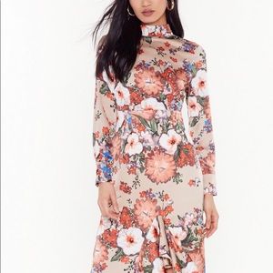 Nasty Gal Floral Maxi Dress